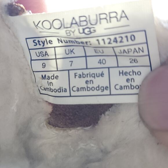 Kookaburra ugg 1124210 tan women's size 9 - Picture 9 of 9